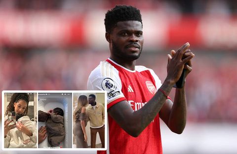Arsenal's Thomas Partey welcomes new baby as lengthy injury layoff nears end