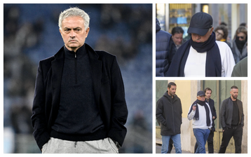 Jose Mourinho Takes to Roman Streets with Entourage in First Appearance Since Roma Exit