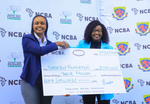 NCBA boosts golf investment to 18 million for Kenya Golf Union and Junior Golf Foundation in 2024