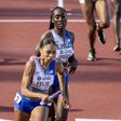 Talitha Diggs is aiming to carve her own path from her family's Olympics prestige by emulating the legendary Allyson Felix.
