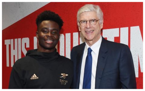‘He’s top class’- Former Arsenal manager Arsene Wenger speaks glowingly about Bukayo Saka