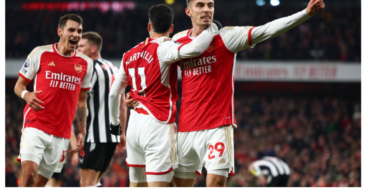 Sweet revenge for the Gunners as Arsenal bully Newcastle to continue ...