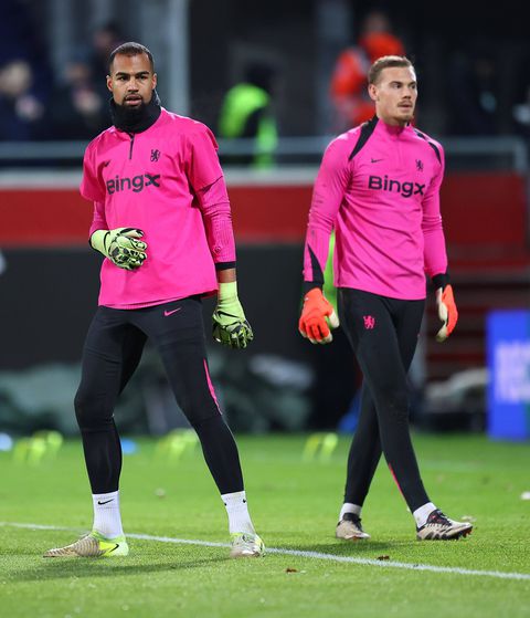 Filip Jorgensen and Robert Sanchez