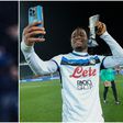 Atalanta's Ademola Lookman with his recent player of the match.