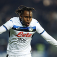 EMPOLI, Feb. 24, 2025 -- Atalanta s Ademola Lookman celebrates his second goal during a Serie A football match between Empoli and Atalanta in Empoli, Italy, Feb. 23, 2025. (Photo by Xinhua)