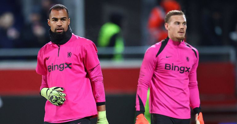 Filip Jorgensen and Robert Sanchez