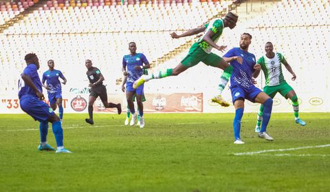 Victor Osimhen in action for Nigeria