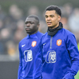 Cody Gakpo in  training for the Netherlands