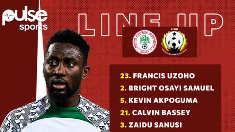Nigeria v Guinea-Bissau: Super Eagles starting lineup explained