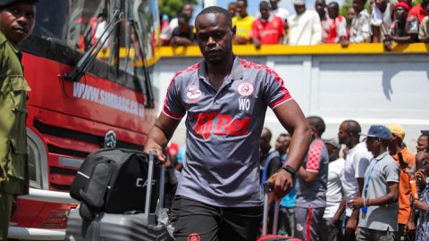 Kenyan physiotherapist Wycliff Omom reflects on eight months of triumphs at Simba SC