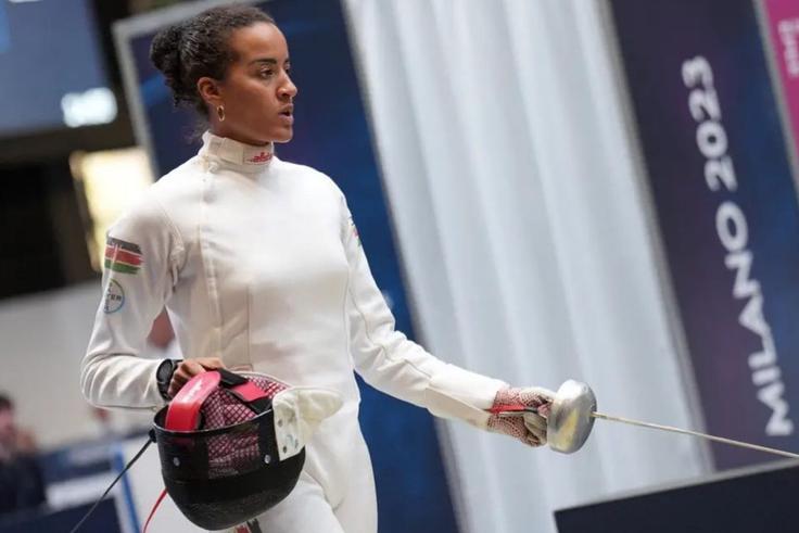 Alexandra Ndolo: German-born Kenyan fencer thrilled to make history with Olympic qualification
