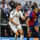 In a legends game, Real Madrid gets a penalty victory against rivals Barcelona.