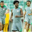 Nigeria's Super Eagles stars.