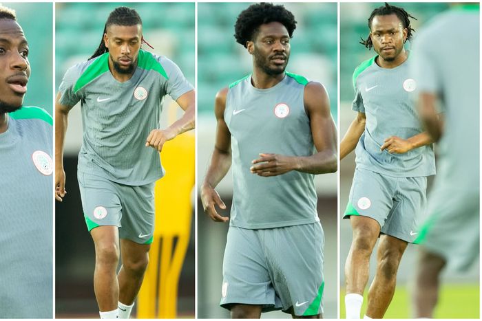Nigeria's Super Eagles stars.
