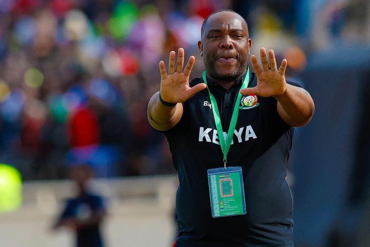 Benni McCarthy Harambee Stars coach.