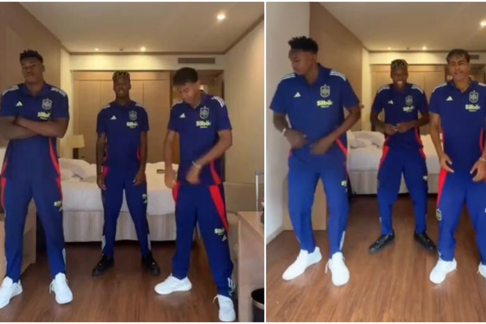 Samu, Nico and Yamal having fun.