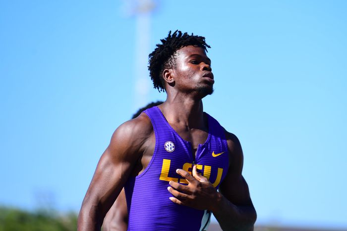 Godson Brume breaks 10s mark for the first time in his career