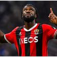 Nigeria's Terem Moffi was in fine form for OGC Nice before getting injured | Imago