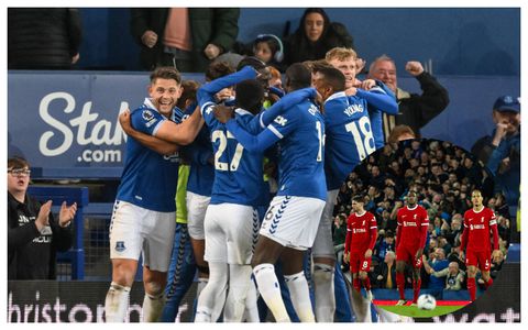Everton dents Liverpool's title charge to boost their survival chances