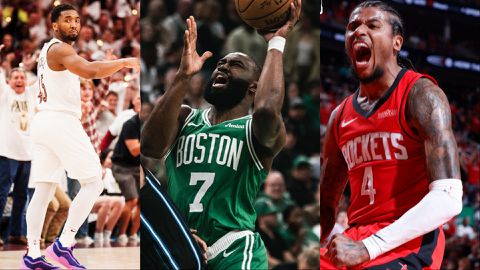 NBA Playoffs: Celtics, Rockets and Cavaliers win at home.