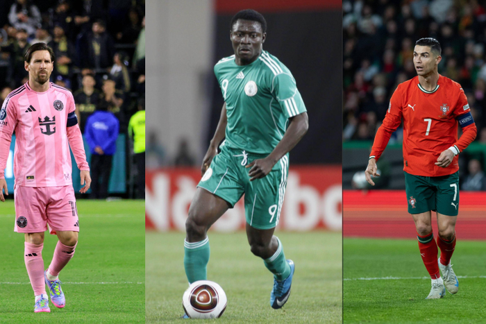 Obafemi martins spoke on the GOAT debate between Messi and Ronaldo || Image credit: IMAGO