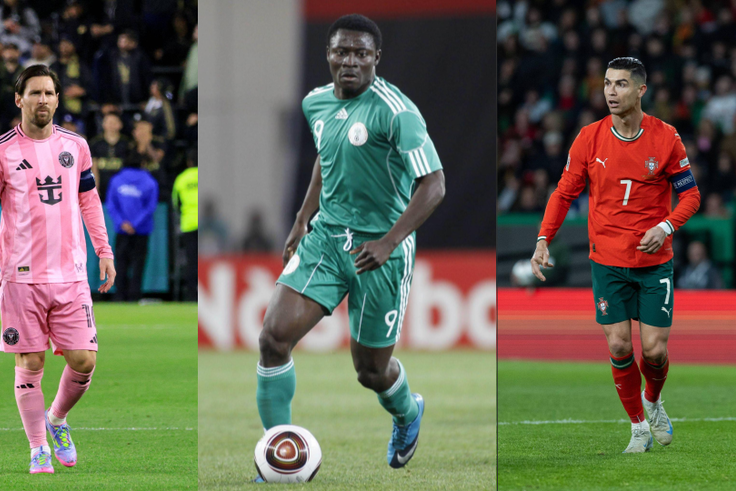 Obafemi martins spoke on the GOAT debate between Messi and Ronaldo || Image credit: IMAGO