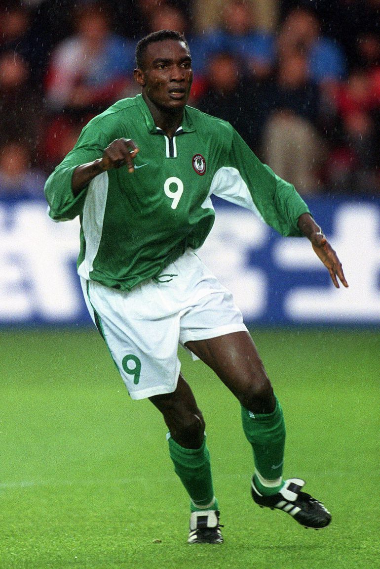 Victor Agali in action for Nigeria || imago