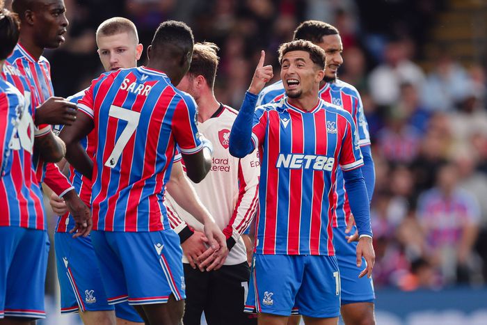 Liverpool vs Crystal Palace in Premier League action