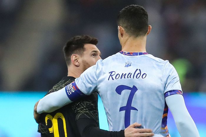 Cristiano Ronaldo and Lionel Messi.