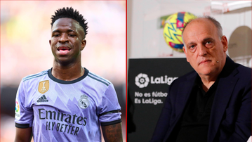 LaLiga president apologises to Vinicius for Twitter attack