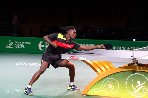 Taiwo Mati makes history at World Table Tennis Championship