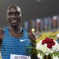 Abel Kipsang celebrates after winning the men s 1,500m race of the Diamond League athletics meeting of 2022 diamond league in Doha