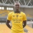 Timothy Noor Ouma after joining Swedish side Elfsborg.
