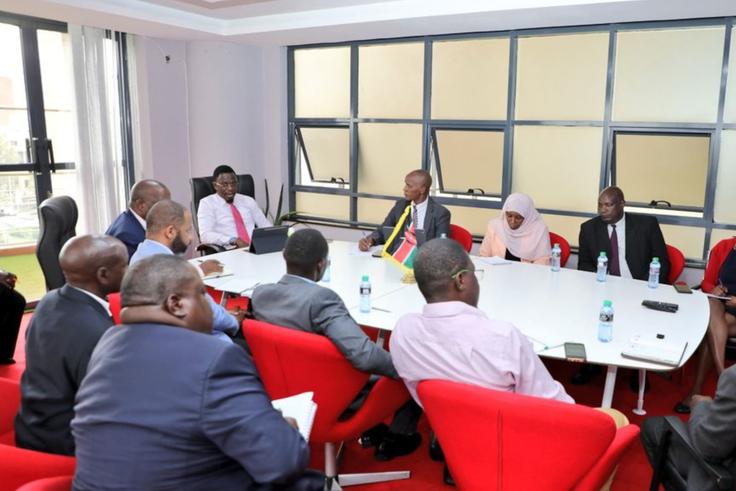 Sports Cabinet Secretary Ababu Namwamba meets Talanta Hela planning committee.