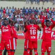 Joash Onyango and Simba SC players.