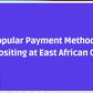 Popular payment methods for depositing at East African casinos