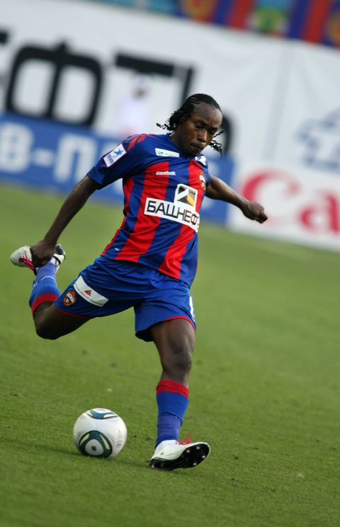 Chidi Odiah in action for CSKA Moscow.