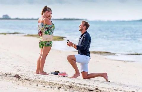 Harry Kane proposed to Kathie Goodman at a holiday in the Bahamas || Image credit: The Sun