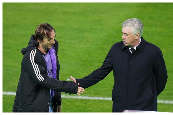 Ancelotti and Modrić bid farewell
