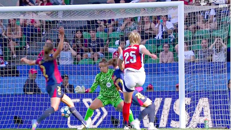Arsenal now have bragging rights against Barcelona after a 1-0 win to the 2025 UEFA Women’s Champions League title.