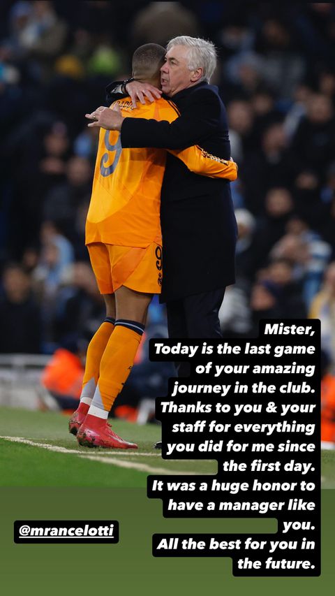 Mbappe's message to Ancelotti || IG