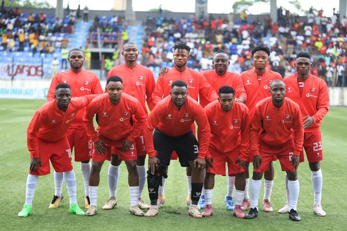 Rangers starting line up against Ikorodu City. Image: Modo Victor