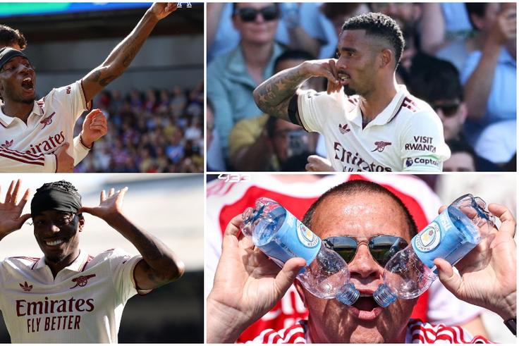 Crystal Palace vs Arsenal: Madueke stars as Champion Gunners set party mood on final day