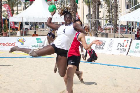 Team Kenya stage massive comeback to annihilate Algeria in Africa Beach Games opener