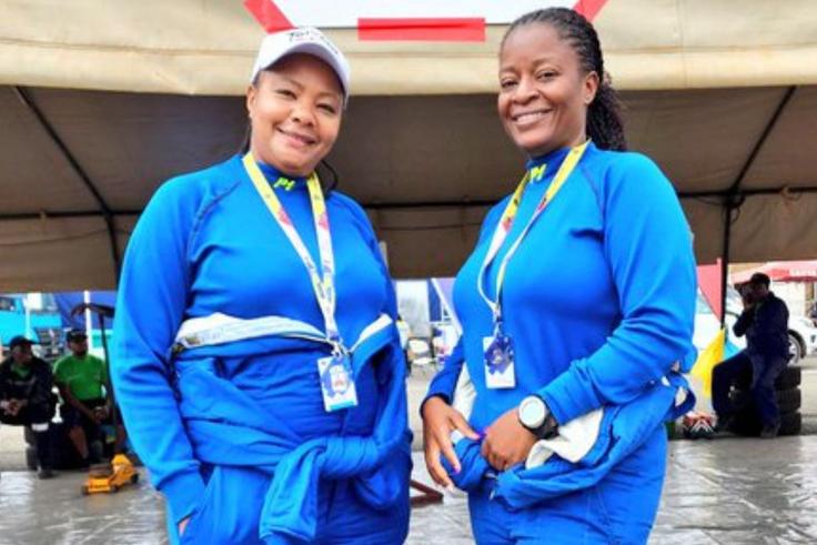 Pauline Sheghu and Linet Ouko