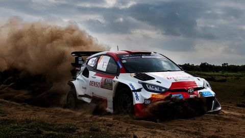 Rovanpera closes in on Ogier's Safari Rally lead amidst challenging conditions