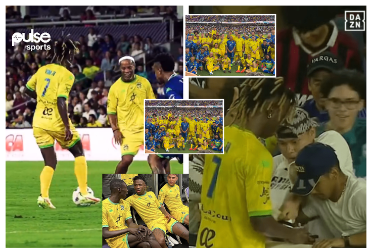 Ronaldinho, Dybala and Vinicius feature in a charity game