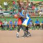 Titus Lual double-double sinks Kampala Rockets