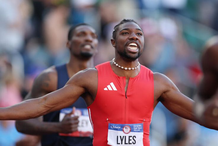 Noah Lyles sends defiant message to Kishane Thompson after impressive time at Jamaican Olympics trials