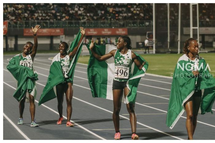 Tobi Amusan helps Nigeria  to 4x100m gold